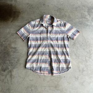 JNCO striped Button up RARE Mens size S Small y2k